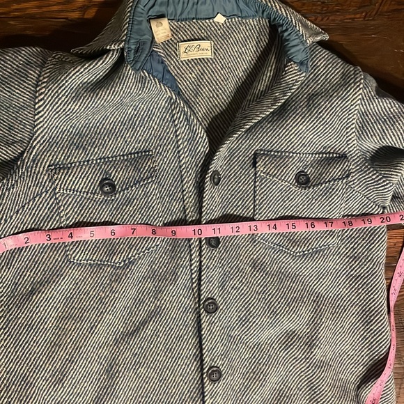 LL bean vintage wool shirt jacket - Picture 4 of 5
